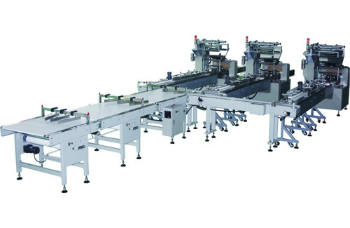 Automatic Cake Feed Packaging Line (3 Lines)